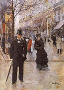 Beraud, Jean On the Boulevard painting